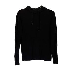 Theory Men’s Hooded Pullover Jersey Hoodie size XS Black